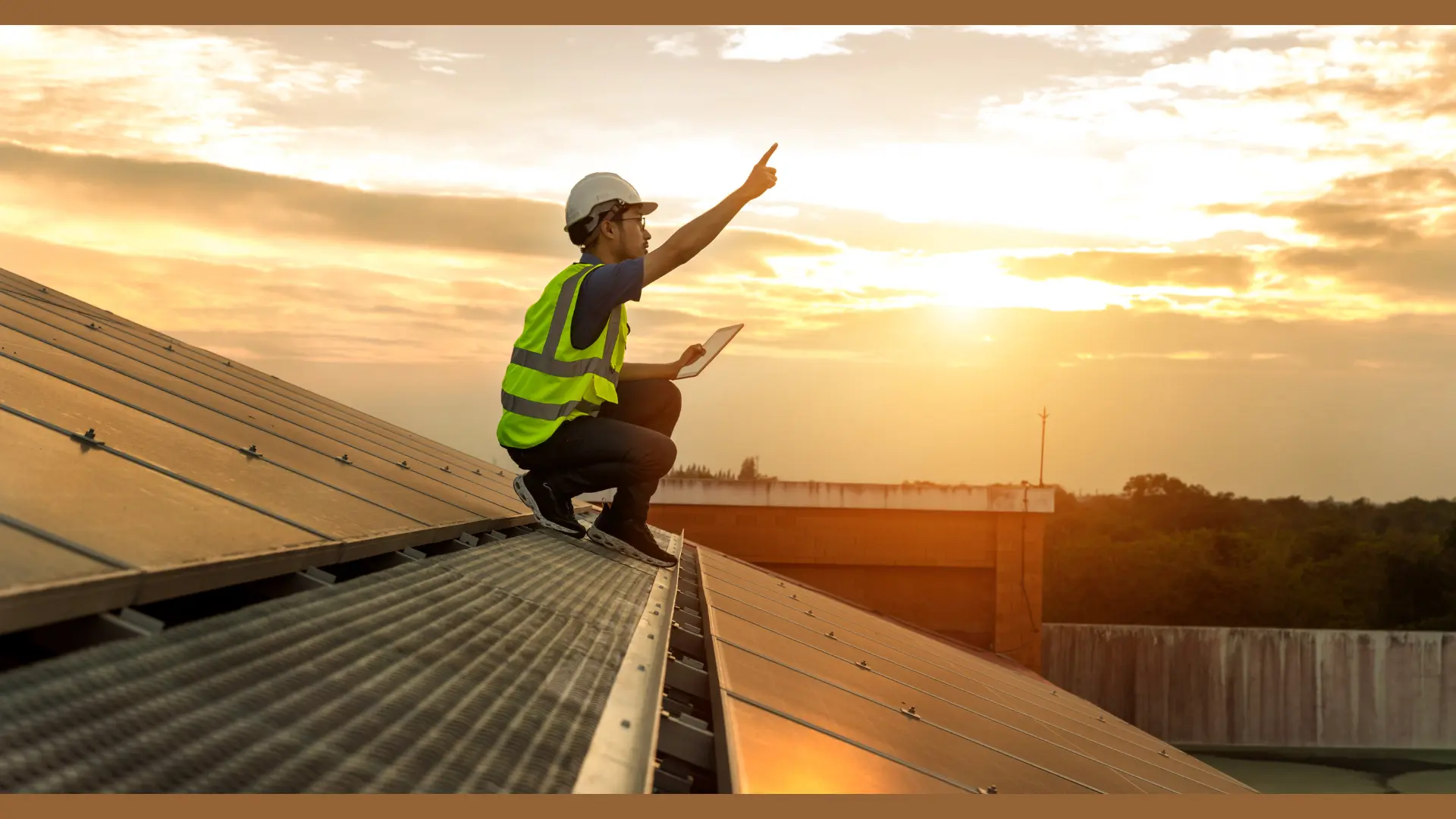 Commercial rooftop solar installation example