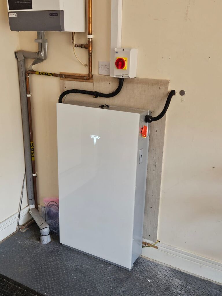 Tesla Powerwall home battery installation by Renew-Able Solutions