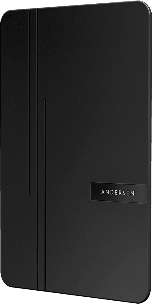 Andersen A3 EV charger in Midnight Black
